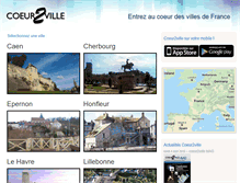 Tablet Screenshot of coeur2ville.com